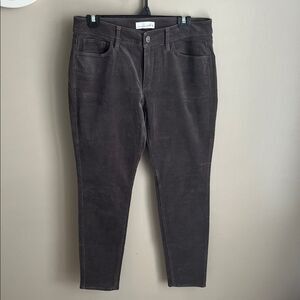 Ann Taylor LOFT curvy skinny brown corduroy pants, women’s size 28, 6